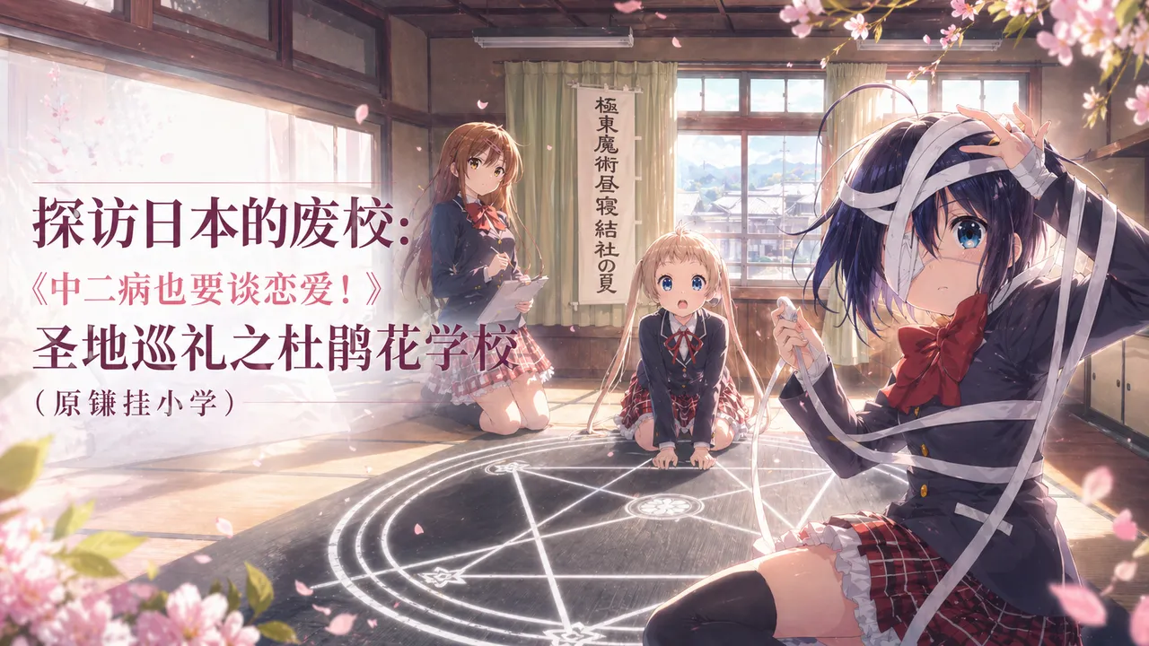 探访日本的废校：《中二病也要谈恋爱！》圣地巡礼之杜鹃花学校（原镰挂小学）