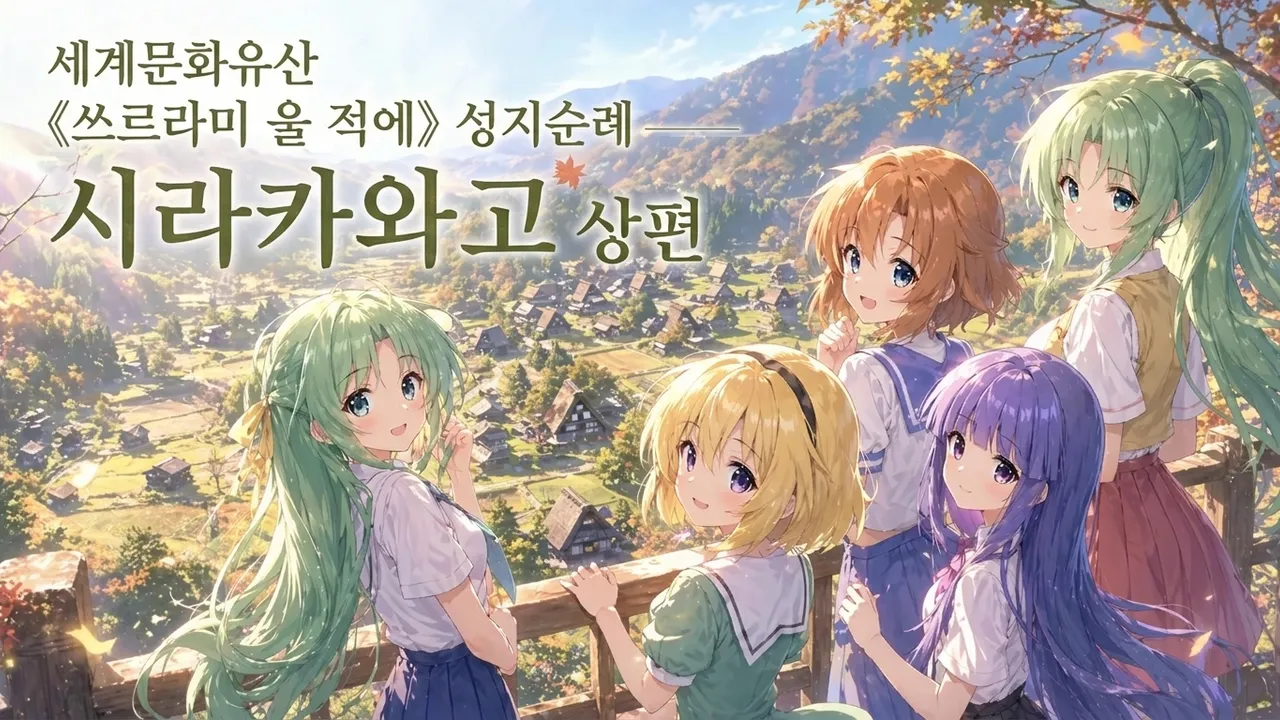 세계문화유산 《쓰르라미 울 적에》 성지순례 – 시라카와고 상편
