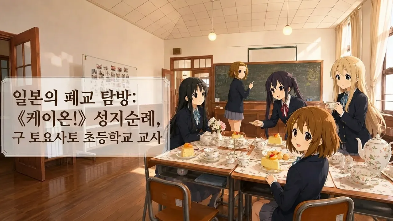 일본의 폐교 탐방: 《케이온!》 성지순례, 구 토요사토 초등학교 교사