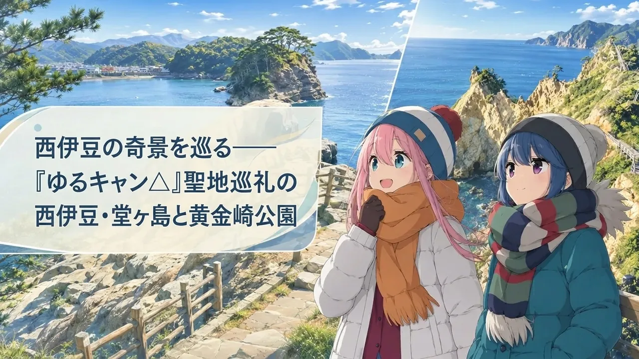 西伊豆の奇景を巡る——『ゆるキャン△』聖地巡礼の西伊豆・堂ヶ島と黄金崎公園