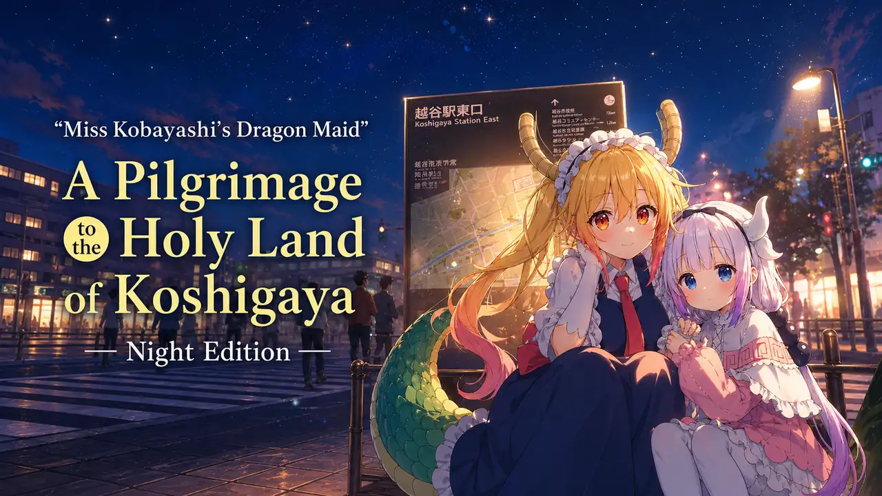 Night Edition of Koshigaya: A Pilgrimage to the Holy Land of "Miss Kobayashi's Dragon Maid"