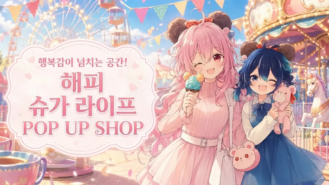 행복감이 넘치는 공간! 해피 슈가 라이프 POP UP SHOP