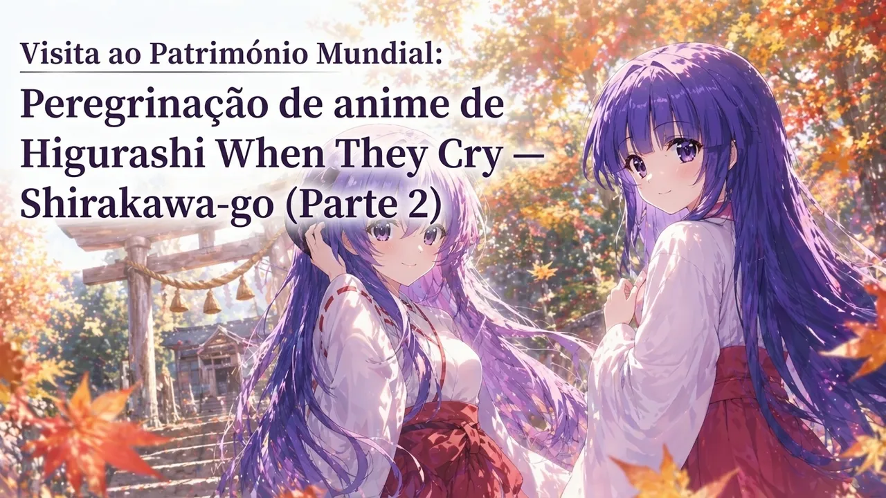 Visita ao Património Mundial: Peregrinação de anime de Higurashi When They Cry — Shirakawa-go (Parte 2)