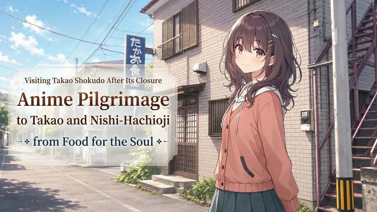 Visiting Takao Shokudo After Its Closure: Anime Pilgrimage to Takao and Nishi-Hachioji from Food for the Soul