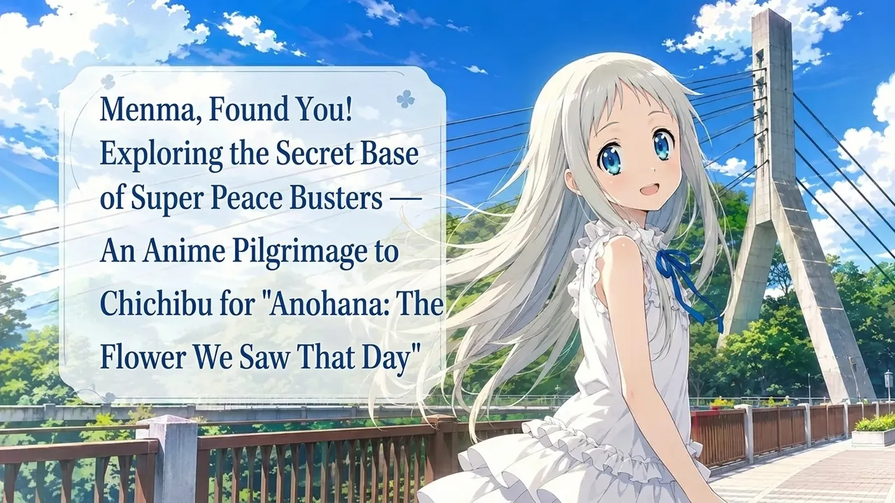 Menma, Found You! Exploring the Secret Base of Super Peace Busters — An Anime Pilgrimage to Chichibu for "Anohana: The Flower We Saw That Day"