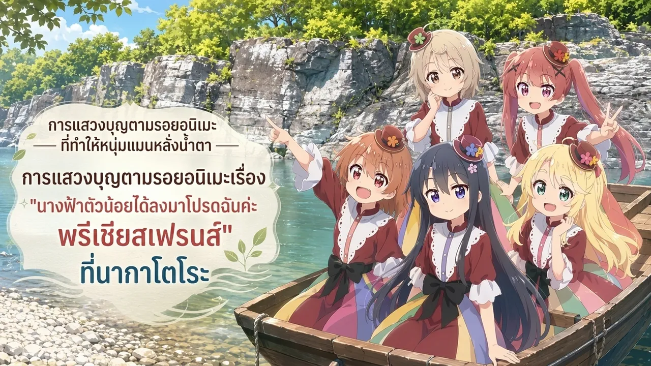 การแสวงบุญตามรอยอนิเมะที่ทำให้หนุ่มแมนหลั่งน้ำตา — การแสวงบุญตามรอยอนิเมะเรื่อง "นางฟ้าตัวน้อยได้ลงมาโปรดฉันค่ะ: พรีเชียสเฟรนส์" ที่นากาโตโระ