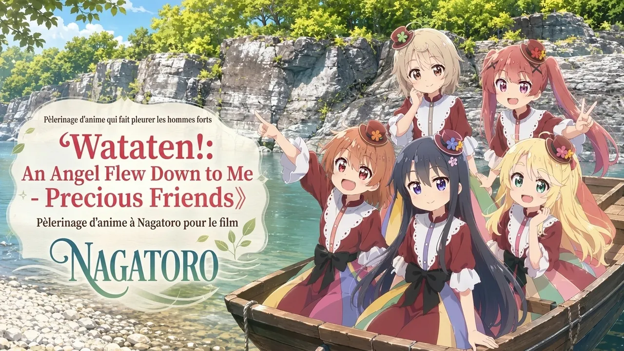 Pèlerinage d'anime qui fait pleurer les hommes forts — Pèlerinage d'anime à Nagatoro pour le film Wataten!: An Angel Flew Down to Me - Precious Friends