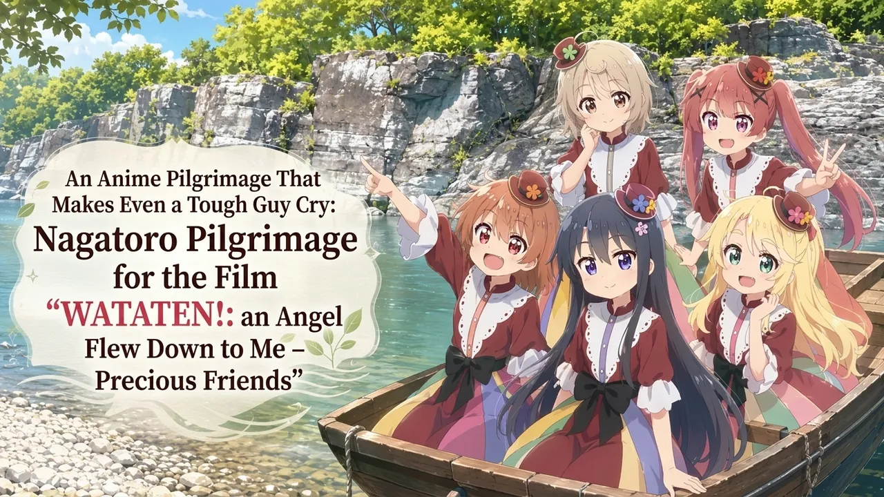 An Anime Pilgrimage That Makes Even a Tough Guy Cry: Nagatoro Pilgrimage for the Film "WATATEN!: an Angel Flew Down to Me – Precious Friends"