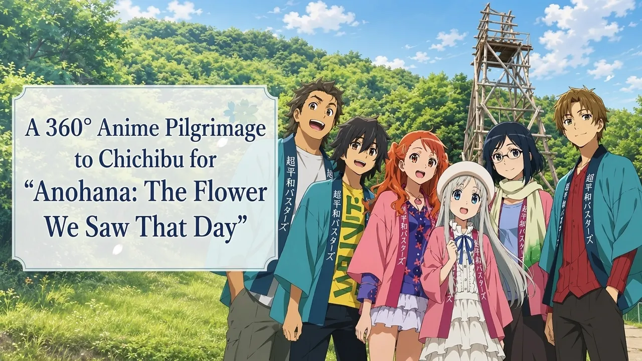 A 360° Anime Pilgrimage to Chichibu for "Anohana: The Flower We Saw That Day"