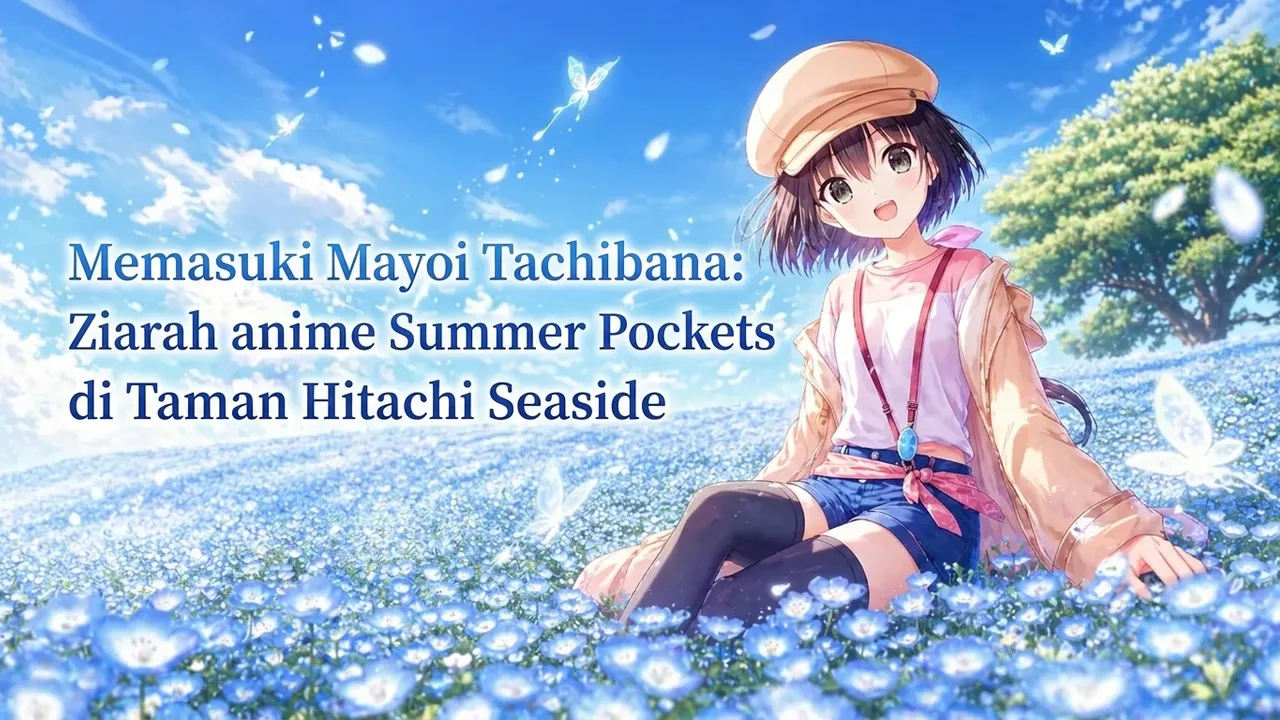 Memasuki Mayoi Tachibana: Ziarah anime Summer Pockets di Taman Hitachi Seaside